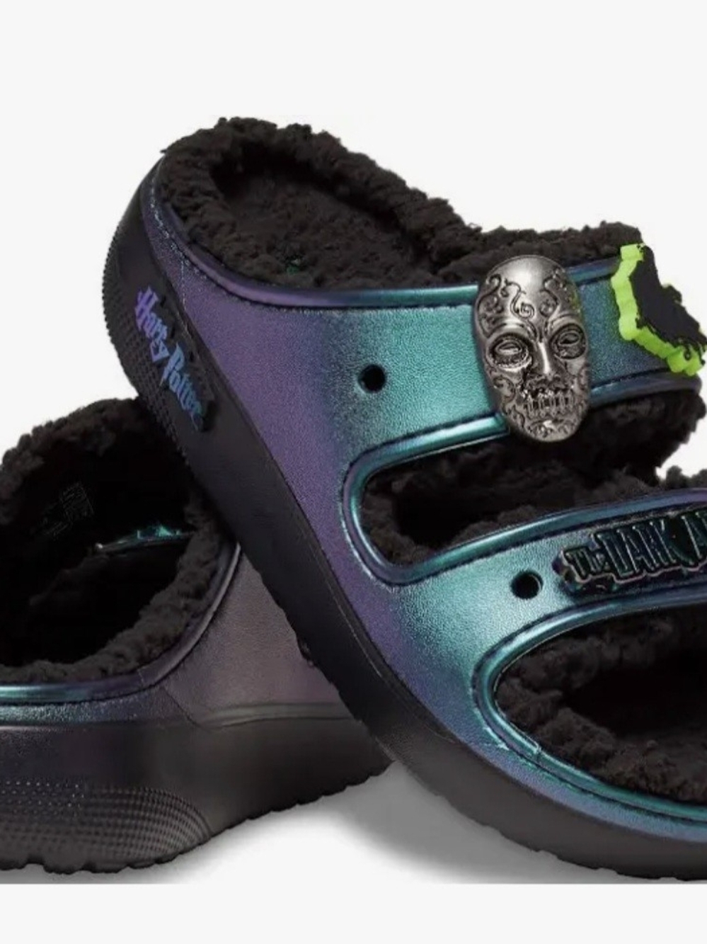 Crocs Harry Potter Cozzzy Fuzzzy Platform Sandals